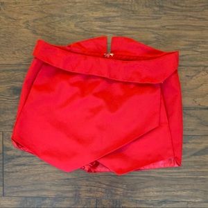 Red Envelope Skort